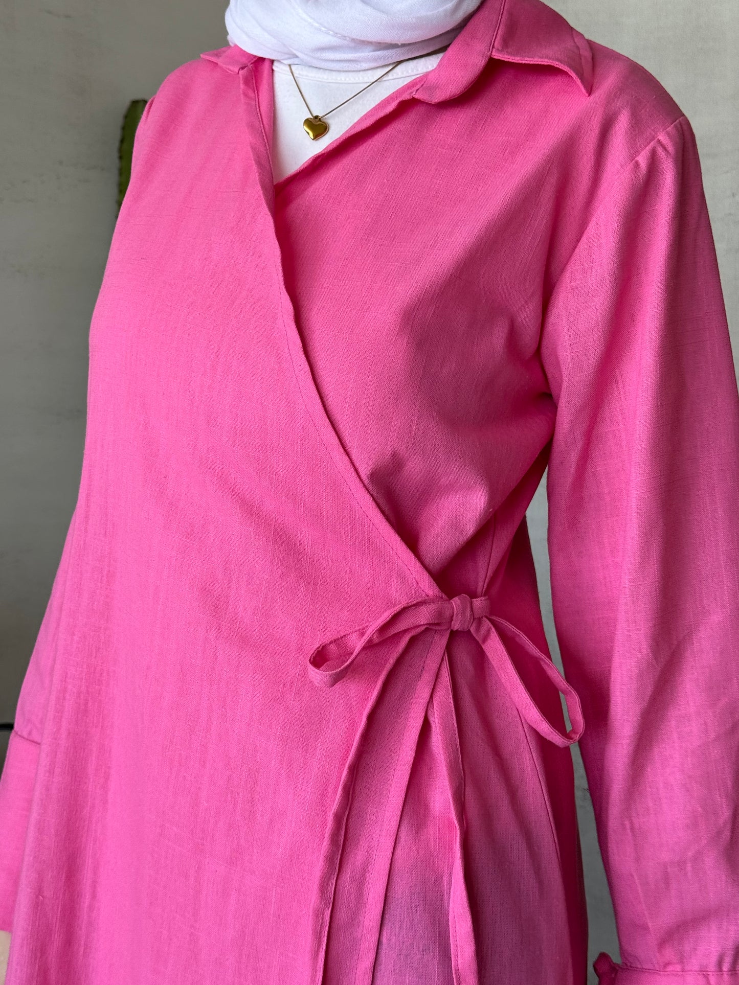 Soft Candy Linen Dress