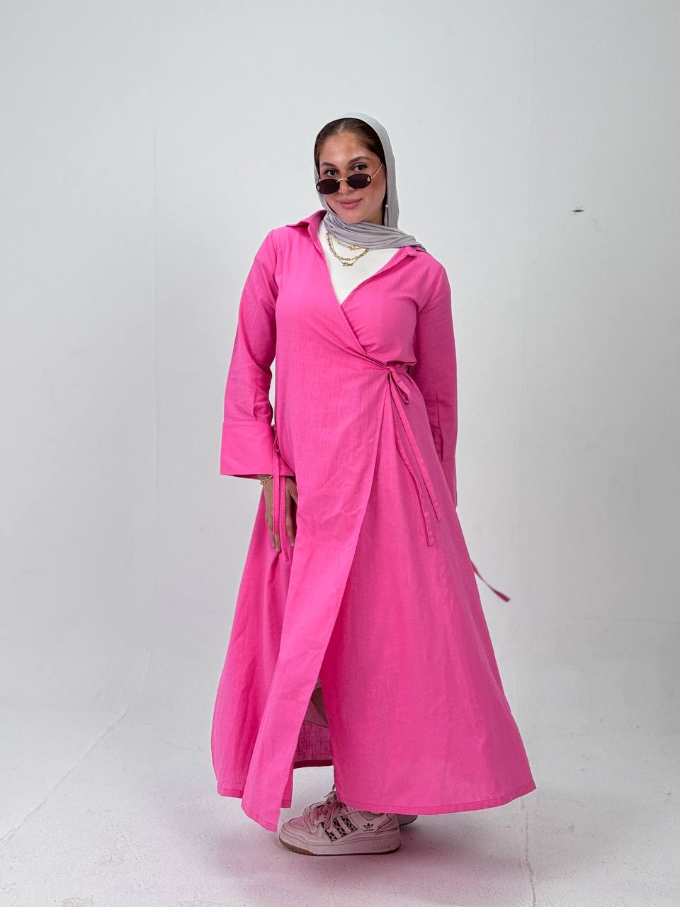Soft Candy Linen Dress