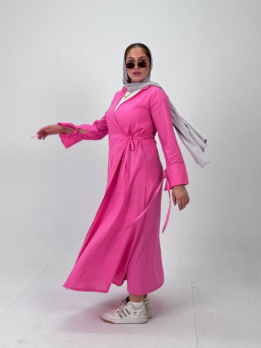 Soft Candy Linen Dress